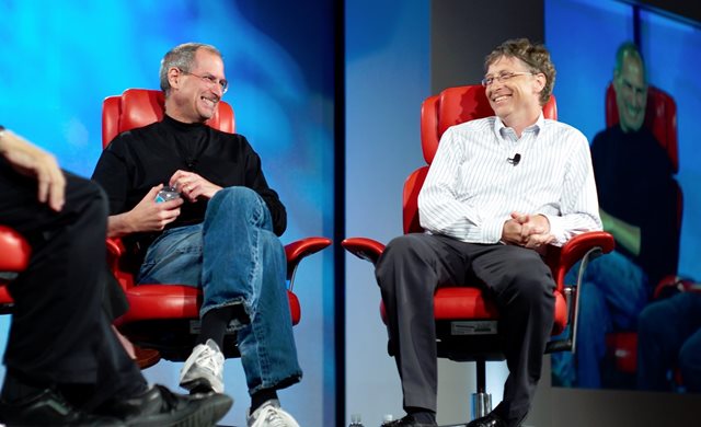 Apple e Microsofts CEOs